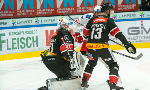 Ex-KAC-Goalie David Madlener brachte die Rotjacken am Sonntagabend zum Verzweifeln