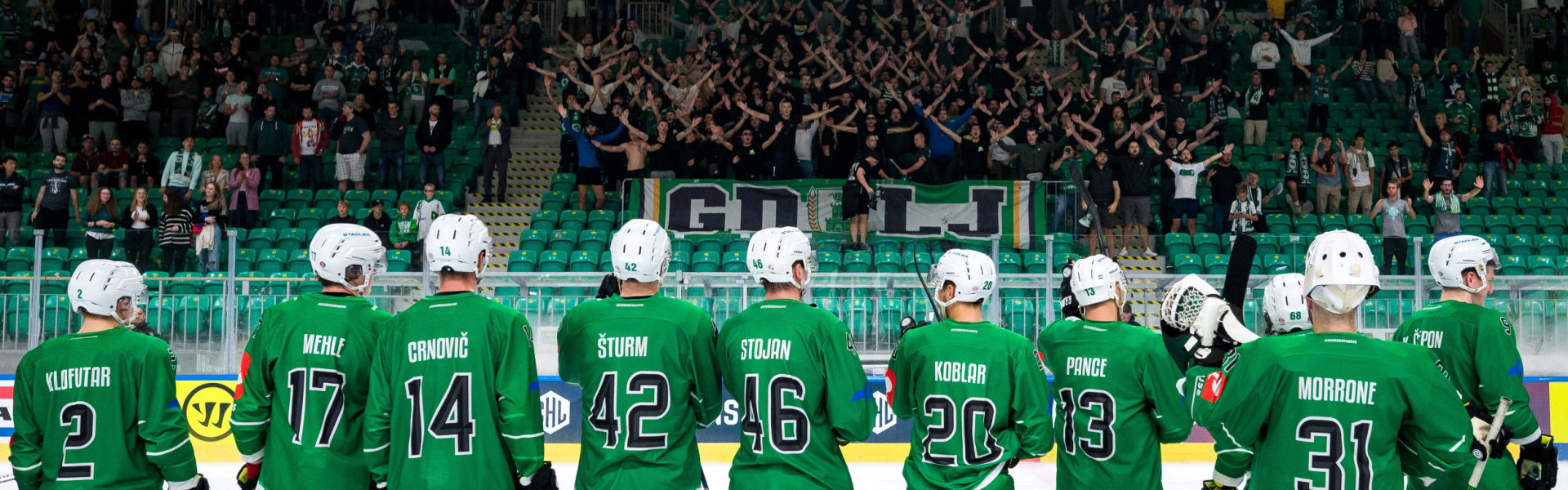 Der HK Olimpija Ljubljana bestreitet gegen den EC-KAC sein erstes Heimspiel der ICE-Saison