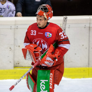 Goalie Florian Vorauer war wie schon beim jüngsten Shutout-Sieg in Linz ein sicherer Rückhalt