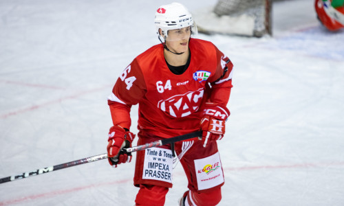 Verteidiger Maximilian Preiml erzielte das einzige Tor des Future Teams bei der 1:3-Niederlage beim SHC Fassa Falcons