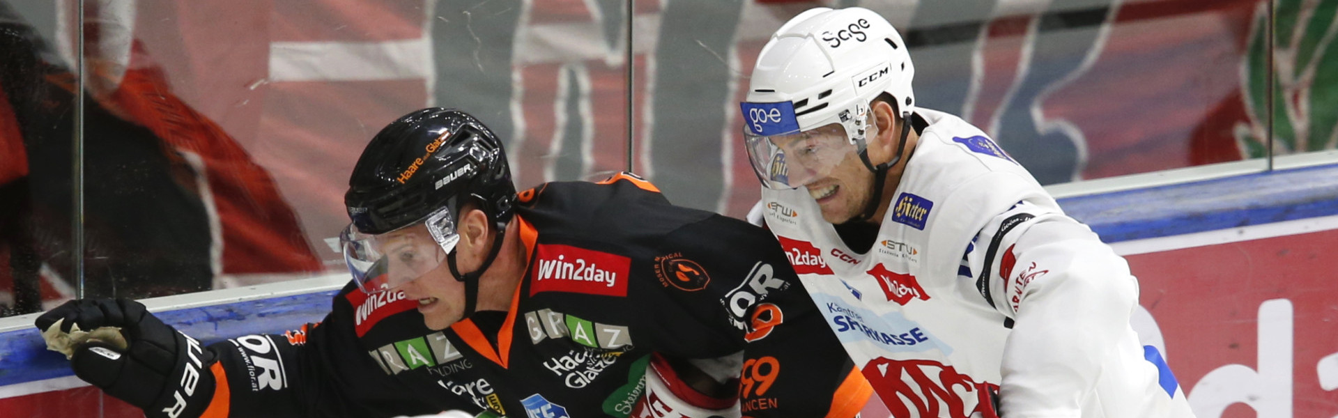 Nick Petersen war einer der drei KAC-Torschützen beim glücklichen Shootout-Sieg in Graz