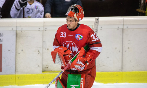 Goalie Florian Vorauer war auch in Jesenice ein guter Rückhalt für das Future Team