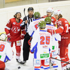 Das teils hart geführte Duell mit dem HC Gherdëina endete beim Future Team mit zwei weiteren Verletzten Das teils hart geführte Duell mit dem HC Gherdëina endete beim Future Team mit zwei weiteren Verletzten