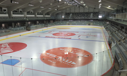 Die neue Heidi Horten-Arena erhält bis zum 21. Oktober noch den finalen Feinschliff