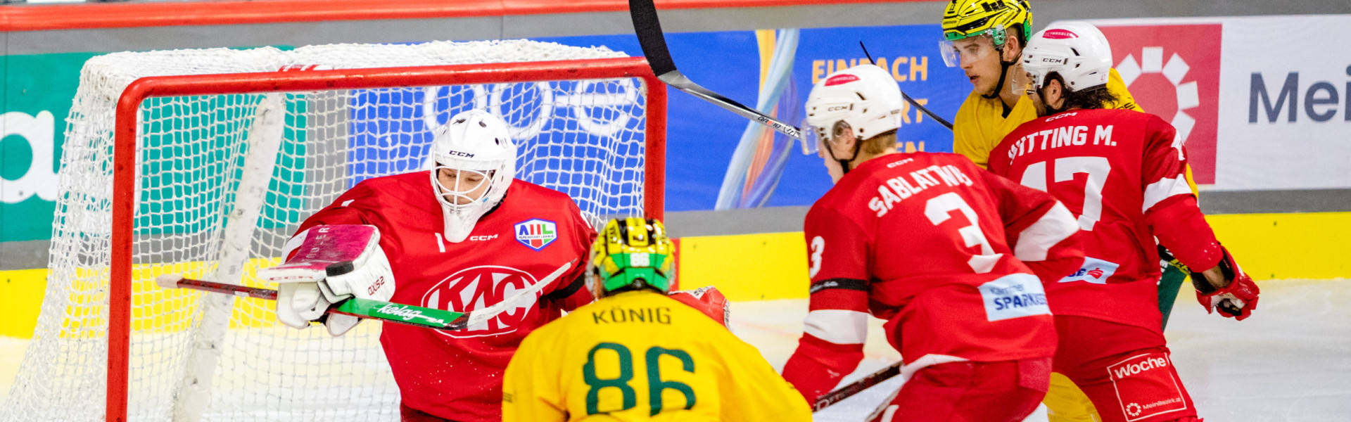 Auch Goalie Val Usnik konnte die klare Heimniederlage des Future Teams gegen den EHC Lustenau nicht verhindern