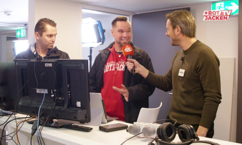 Florian und Christian Stopper erzählen im Magazin von #Rotjacken-TV über die Abläufe bei der Bedienung des neuen Videowürfels