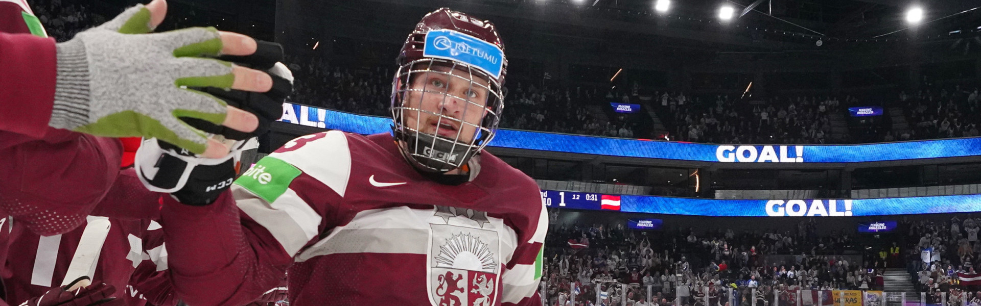 Rihards Bukarts war einer der dominierenden Spieler im Teams Lettlands bei der A-Weltmeisterschaft in Finnland im Mai