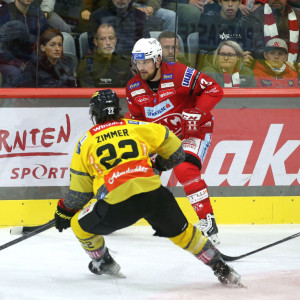 Rihards Bukarts gab ein vom Klagenfurter Publikum umjubeltes Heimdebüt im Trikot der Rotjacken Rihards Bukarts gab ein vom Klagenfurter Publikum umjubeltes Heimdebüt im Trikot der Rotjacken