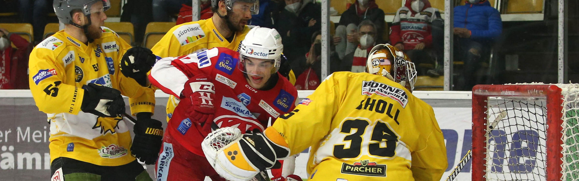 Topscorer Lukas Haudum und Kollegen jagen ihren ersten ICE-Heimsieg gegen den HC Pustertal