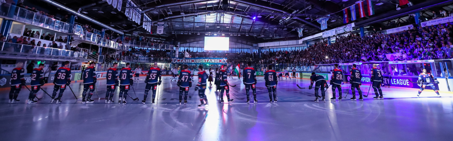 Fehérvár AV19 spielte als ICE-Vizemeister heuer erstmals in der Champions Hockey League, schied aber in der Gruppenphase (hinter den Rögle BK und den ZSC Lions) aus