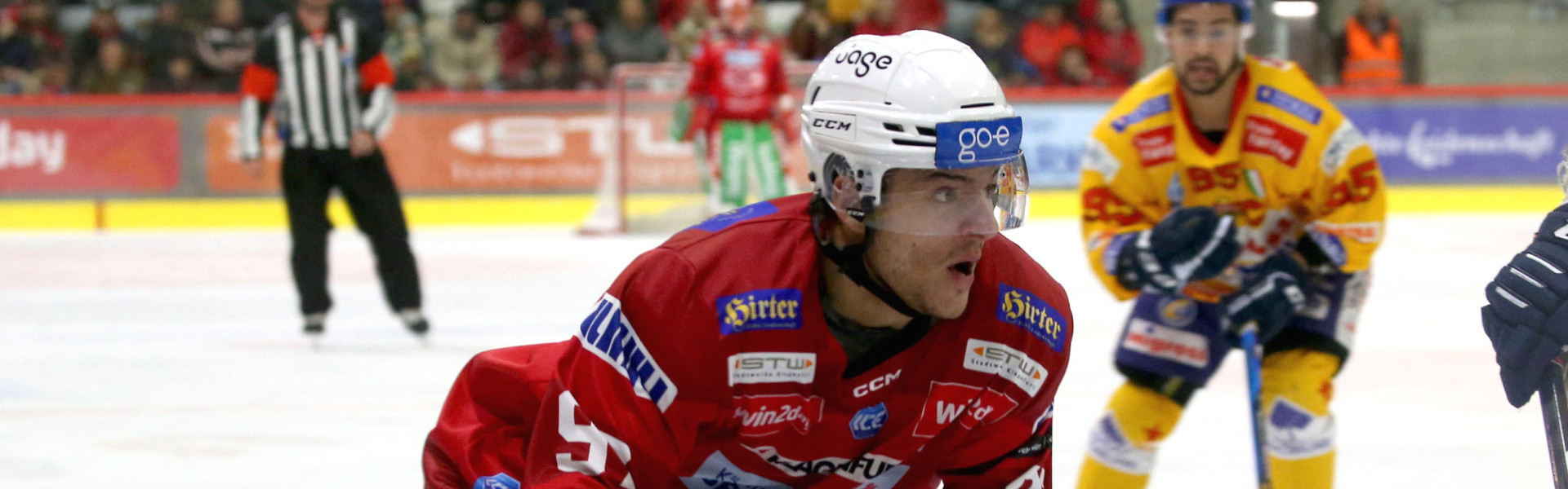 Fabian Hochegger erzielte gegen Asiago Hockey seinen ersten Saisontreffer