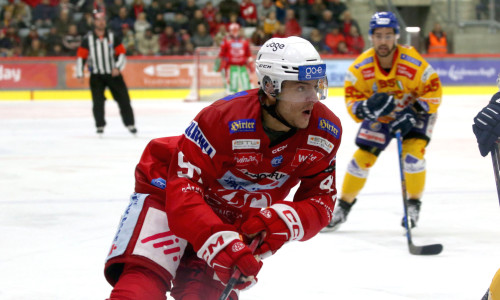 Fabian Hochegger erzielte gegen Asiago Hockey seinen ersten Saisontreffer