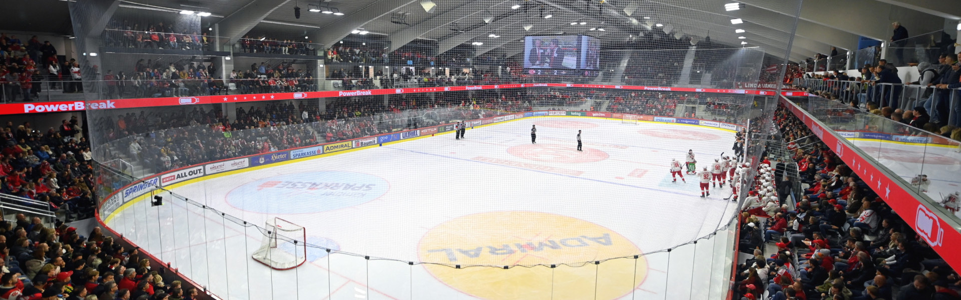 Die Heidi Horten-Arena beim Eröffnungsspiel am 21. Oktober 2022