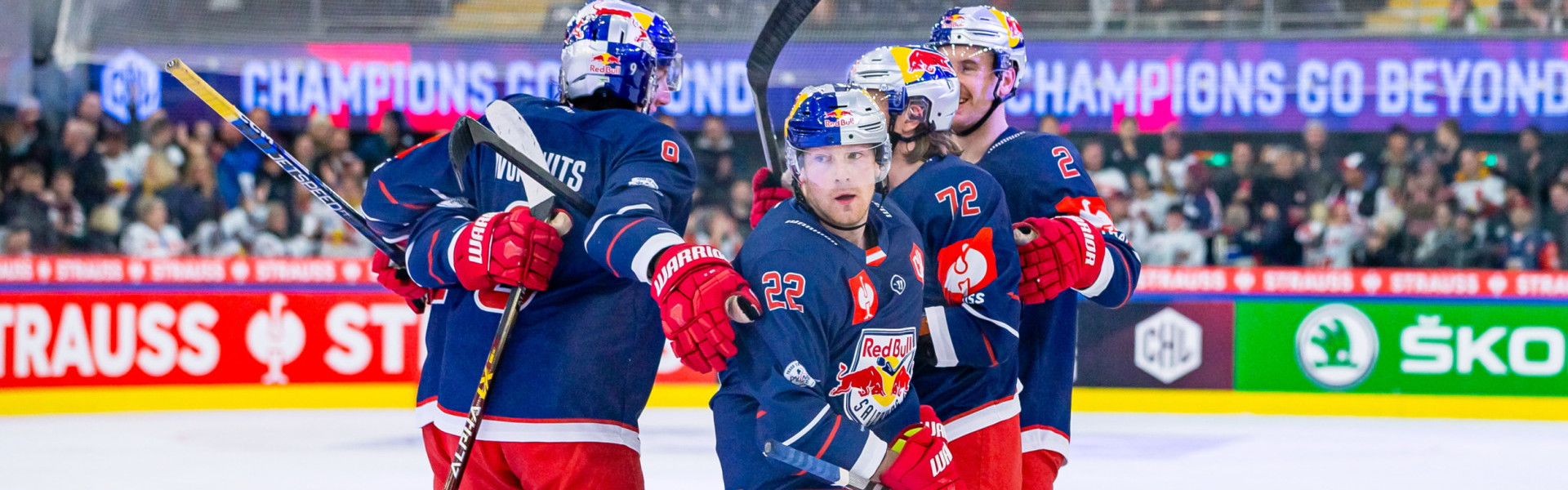 Der EC Salzburg scheiterte in der Champions Hockey League erst im Achtelfinale an Titelverteidiger Rögle BK