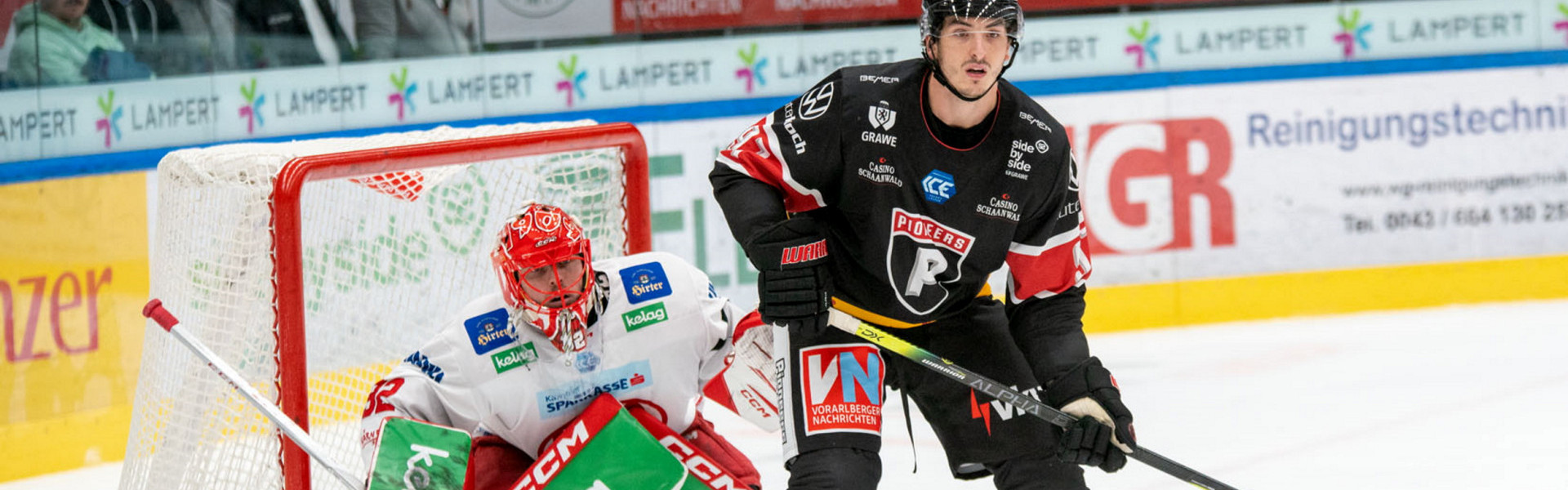 Im zweiten Heimspiel an diesem Wochenende empfangen Sebastian Dahm und der EC-KAC die Pioneers Vorarlberg