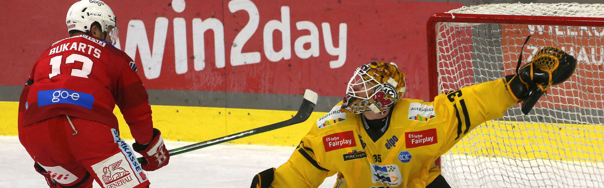 Rihards Bukarts verwertete seinen Penalty Shot sehenswert zur Entscheidung zu Gunsten der Rotjacken