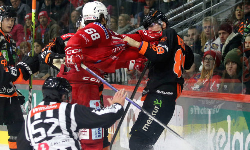 Luka Gomboc und die Rotjacken bitten die Graz99ers zum letzten vorweihnachtlichen Tanz in der Heidi Horten-Arena