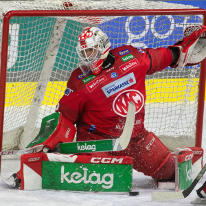 Sebastian Dahm war einmal mehr ein sicherer Rückhalt für die Rotjacken und verbuchte sein zweites Shutout der Saison