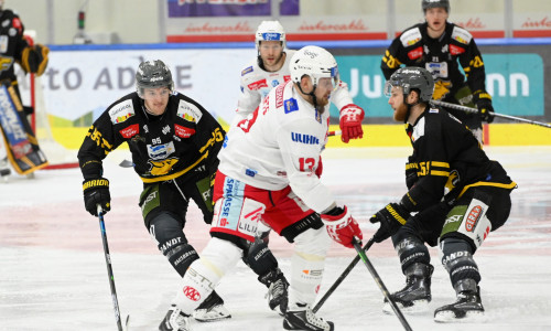 Rihards Bukarts erzielte in Brunico/Bruneck seinen siebten Saisontreffer für den EC-KAC