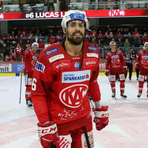 Lucas Lessio wurde zum Spieler des Abends der Rotjacken gewählt