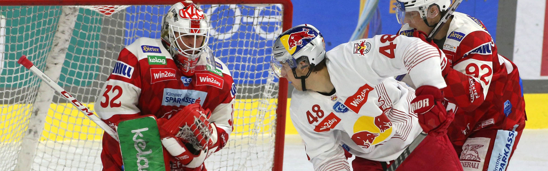 Torhüter Sebastian Dahm konnte elf seiner 17 Karrierespiele gegen Salzburg im KAC-Trikot gewinnen