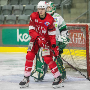 Anže Šiftar bereitete den KAC-Treffer im Startdrittel vor