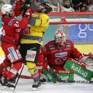 Sebastian Dahm war dem EC-KAC einmal mehr ein sicherer Rückhalt und hatte wesentlichen Anteil am dritten KAC-Sieg im vierten Saisonduell mit Wien