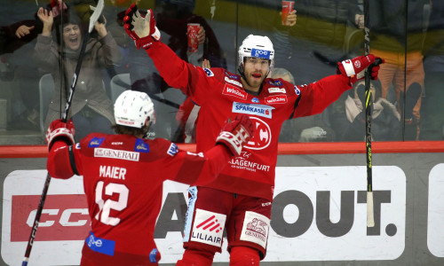 Thomas Hundertpfund erzielte das vielumjubelte Game Winning Goal zum 4:3