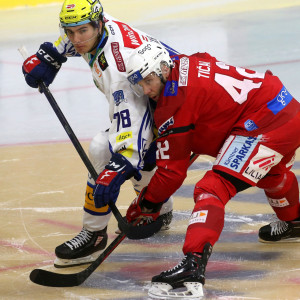 Topscorer Rok Rok Tičar verbuchte im Kärntner Derby ein Tor und eine Vorlage Topscorer Rok Rok Tičar verbuchte im Kärntner Derby ein Tor und eine Vorlage