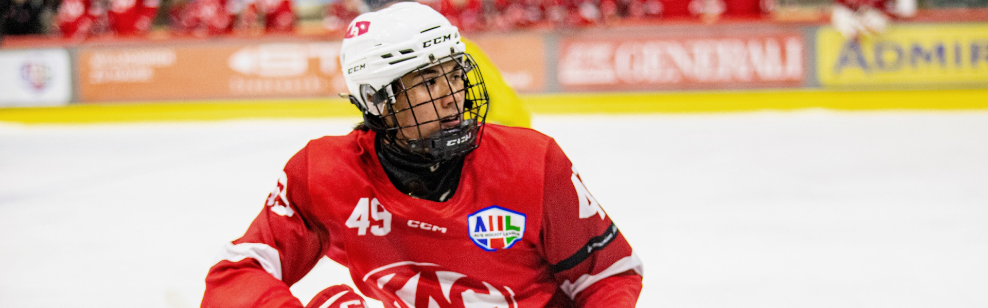 Oliver Lam erzielte im Auswärtsspiel beim EHC Lustenau den einzigen Treffer der jungen Rotjacken