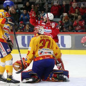 Fabian Hochegger fälschte im Powerplay einen Postma-Schuss zum 3:1-Endstand in die Maschen ab