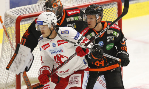 Matt Fraser entschied das erste Auswärtsspiel der Rotjacken in Graz in der laufenden Saison im Penaltyschießen zu Gunsten des EC-KAC