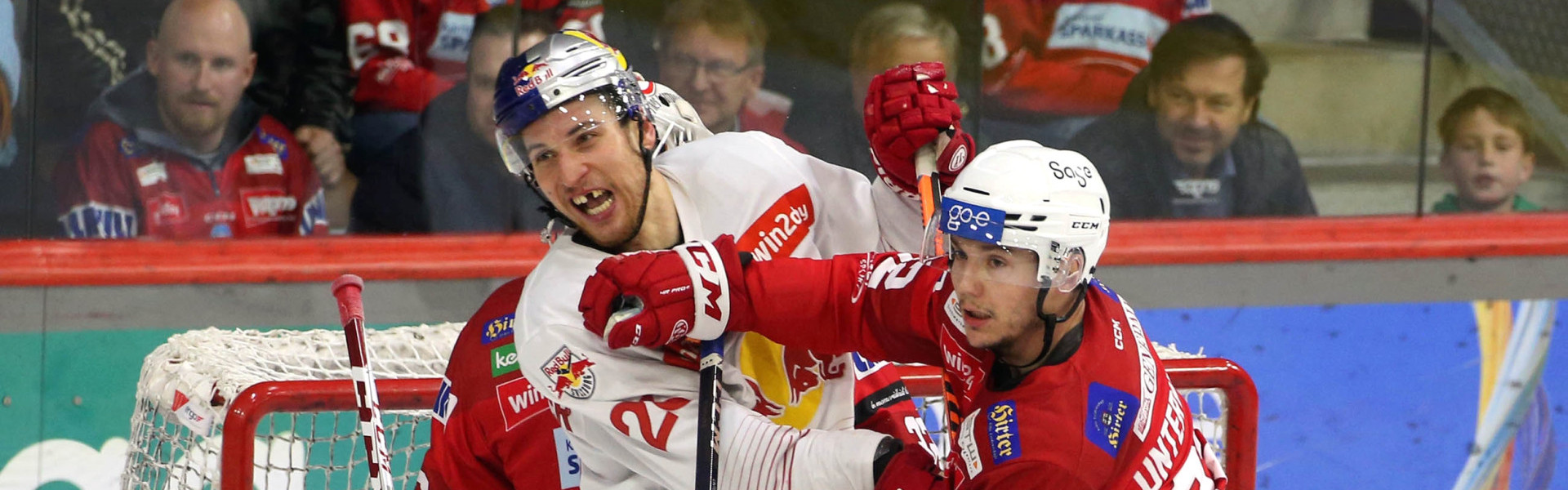 Clemens Unterweger (KAC) und Peter Hochkofler (RBS) waren zwei der auffälligsten Akteure in der bisherigen Halbfinalserie