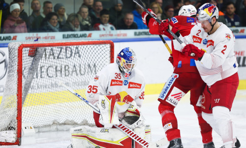 Salzburg-Goalie Atte Tolvanen ließ in fünf Halbfinalspielen nur sechs Treffer der Rotjacken zu