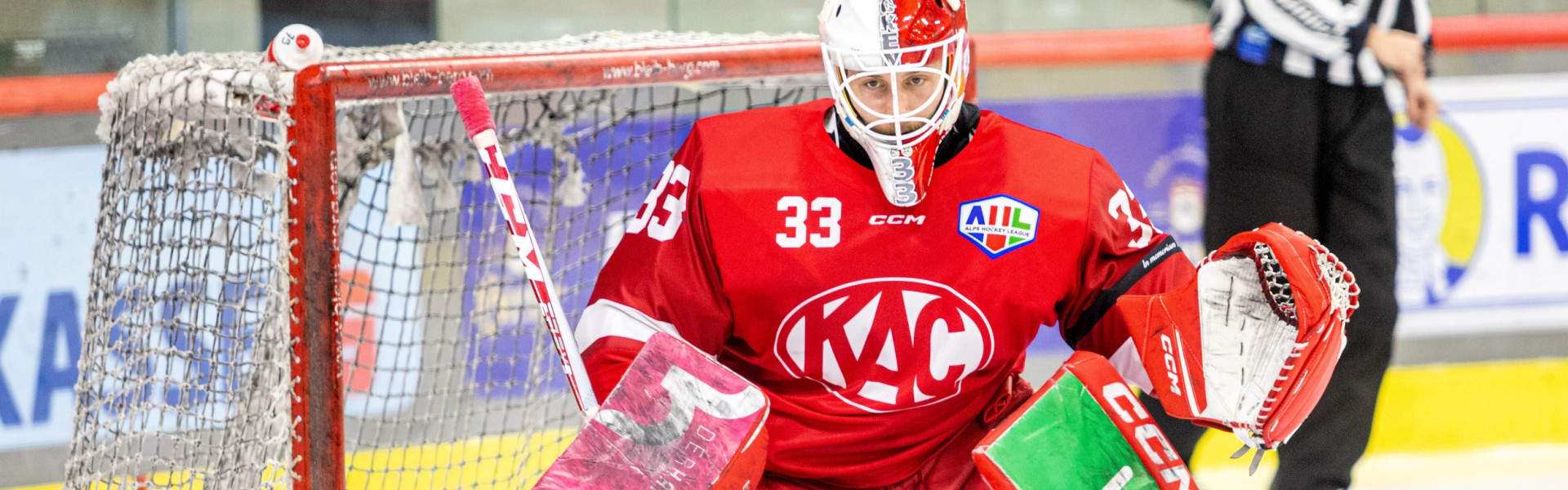 Goalie Florian Vorauer bleibt bis zumindest 2025 beim EC-KAC