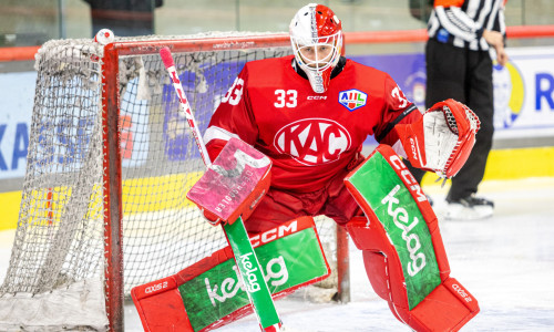 Goalie Florian Vorauer bleibt bis zumindest 2025 beim EC-KAC