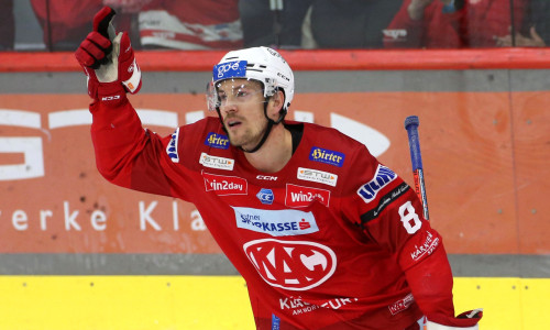 Nick Petersen geht nach 230 bislang absolvierten Bewerbsspielen für den EC-KAC in seine sechste Saison bei den Rotjacken