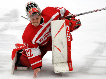 Goalie Sebastian Dahm parierte 18 der 19 auf ihn abgegebenen Schüsse