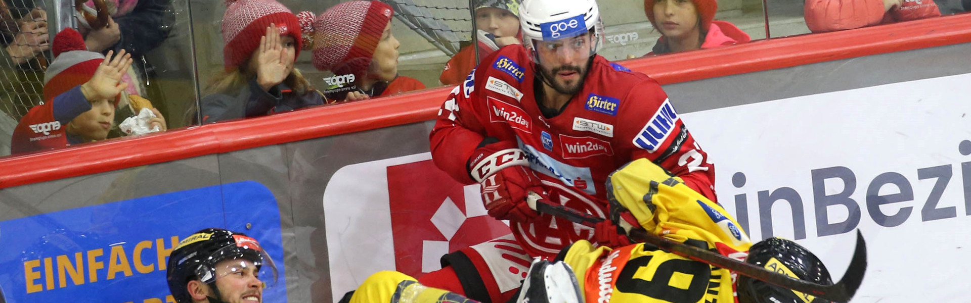 Steven Strong und Co treffen am Freitag auf die Vienna Capitals