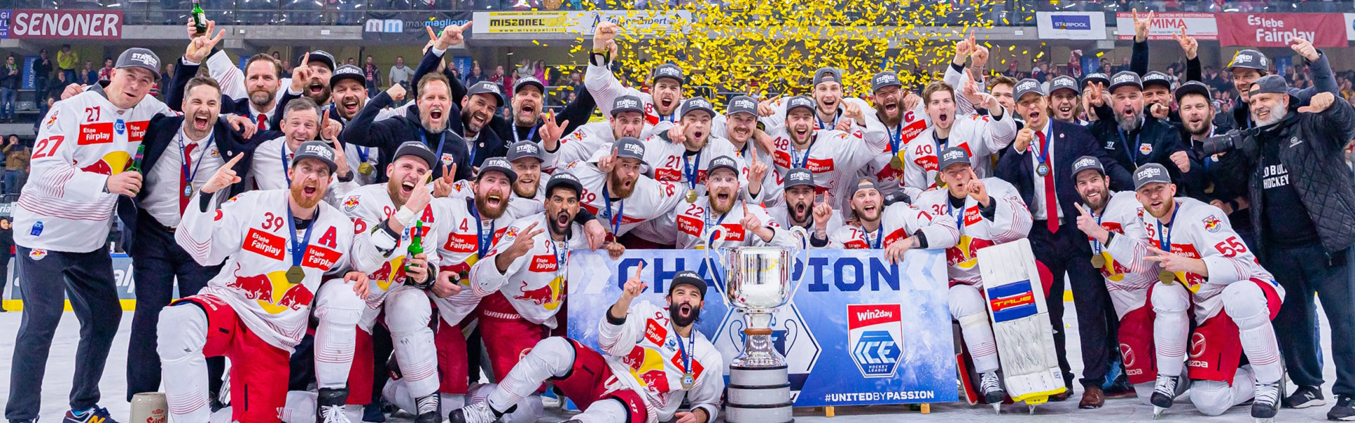 Der EC Salzburg krönte sich am 21. April zum Meister der win2day ICE Hockey League 2022/23