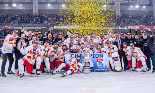 Der EC Salzburg krönte sich am 21. April zum Meister der win2day ICE Hockey League 2022/23