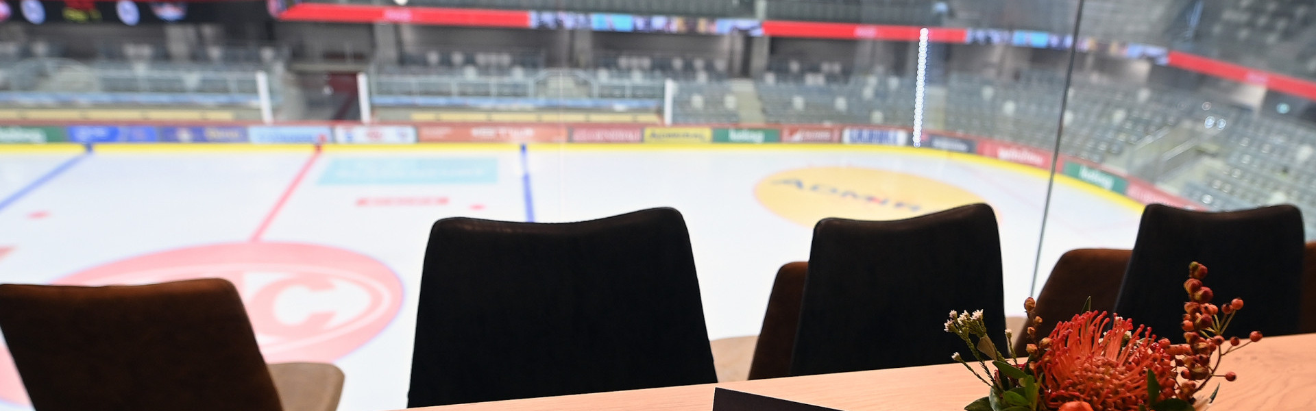 Zwei der neuen Skyboxen in der Heidi Horten-Arena können in der Saison 2023/24 auch für einzelne KAC-Heimspiele gebucht werden