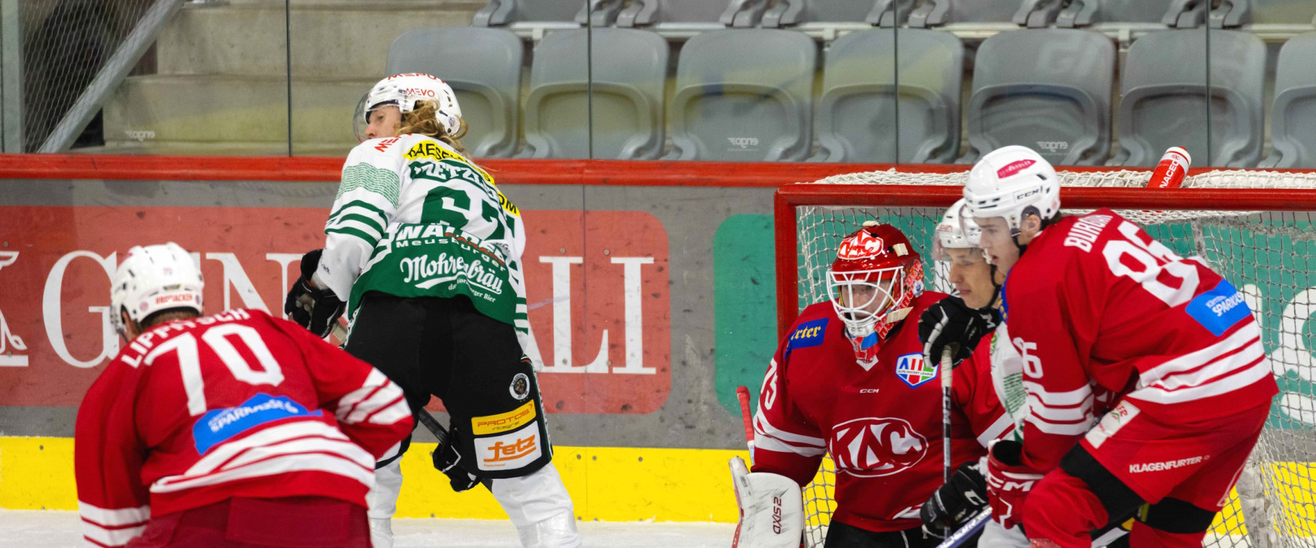 Gestützt auf einen starken Ralf Kropiunig im Tor gewann das EC-KAC Future Team sein erstes Heimspiel der neuen AHL-Saison
