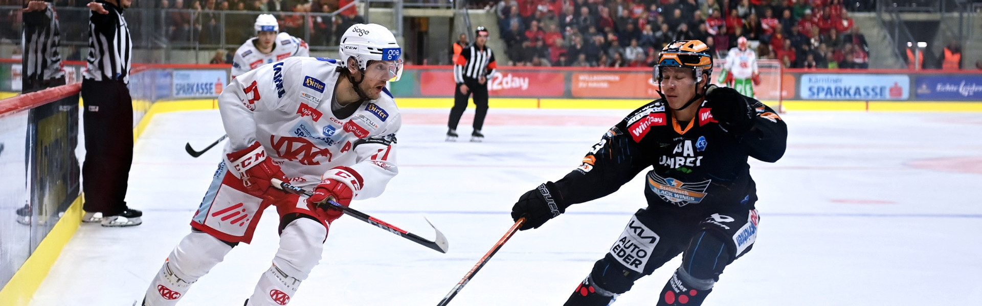 In ihrem zweiten ICE-Saisonspiel auf eigenem Eis empfangen die Rotjacken am Freitag die Black Wings Linz