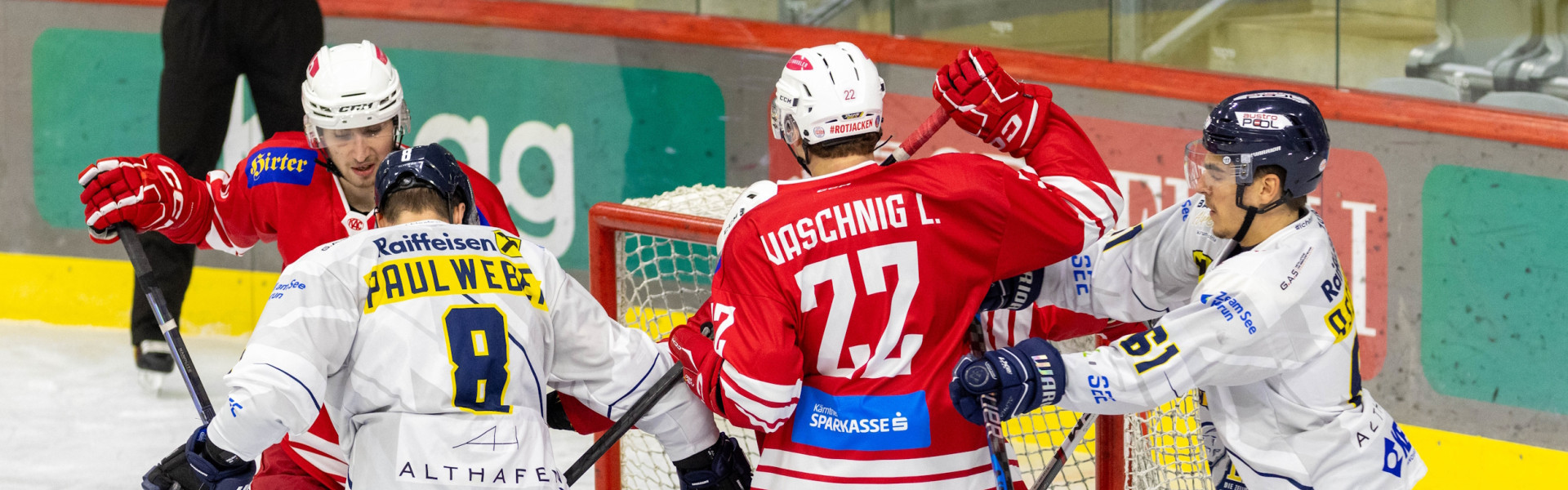 Völlig auf verlorenem Posten war das Future Team des EC-KAC im Heimspiel gegen Titelfavorit Zell am See