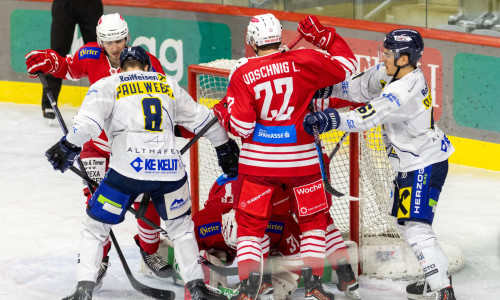 Völlig auf verlorenem Posten war das Future Team des EC-KAC im Heimspiel gegen Titelfavorit Zell am See