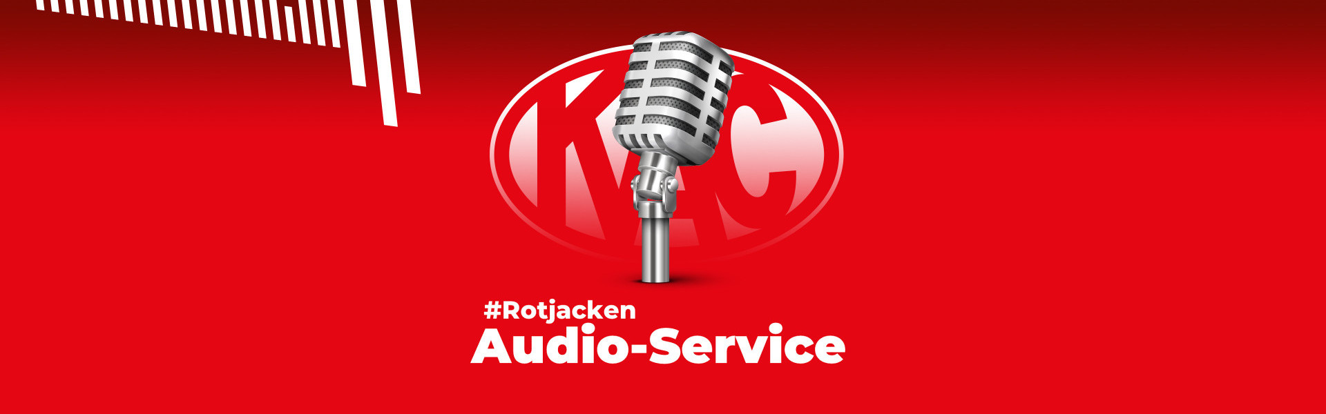 Das #Rotjacken Audio-Service