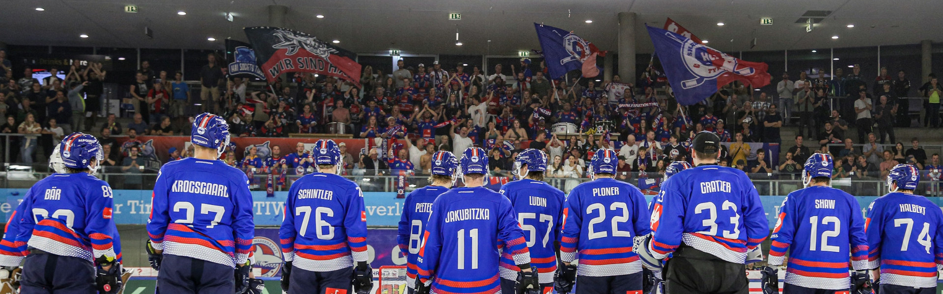 Der HC Innsbruck spielt heuer erstmals in der Champions Hockey League und fuhr dort bereits zwei Siege ein