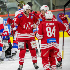 Verteidiger Ožbe Šlibar erzielte - mit seinem ersten AHL-Karrieretreffer - das Game Winning Goal für das Future Team