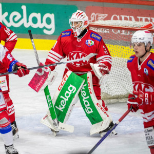 Goalie Michael Sicher war ein starker Rückhalt und von den Gästen nur ein Mal in deren Powerplay zu bezwingen